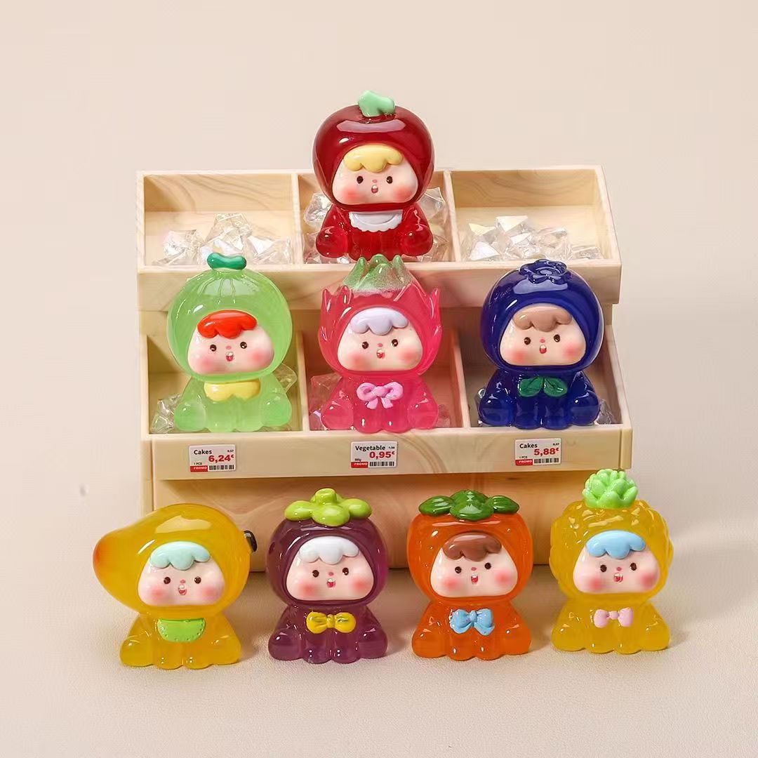 【四代荧光水果崽崽】荧光可爱立体DIY摆件