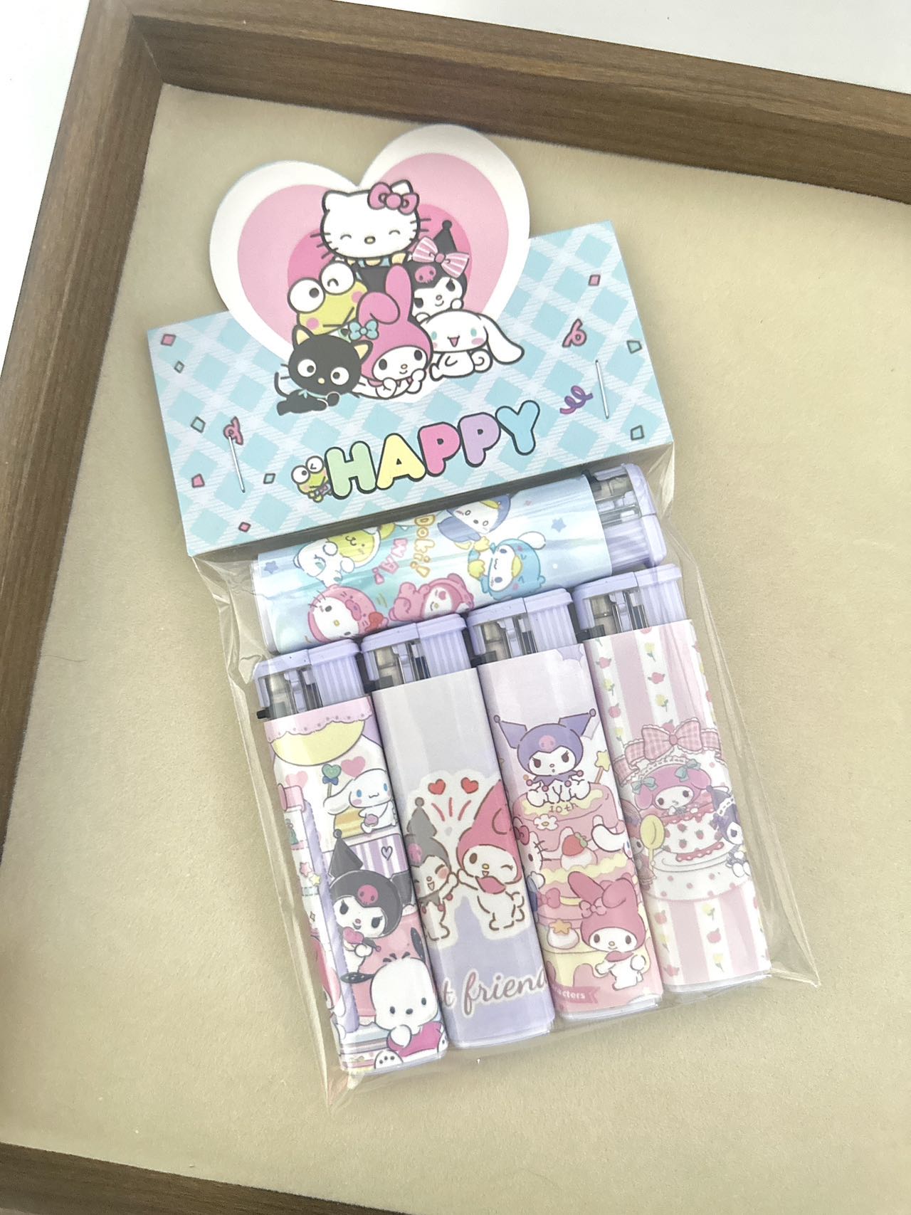 三丽鸥粉色火焰打火机粗支款少女心创意高颜值卡通送礼推荐