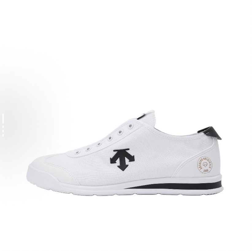 DESCENTE/迪桑特男女休闲鞋轻便低帮小白鞋平底跑步舒适透气运动