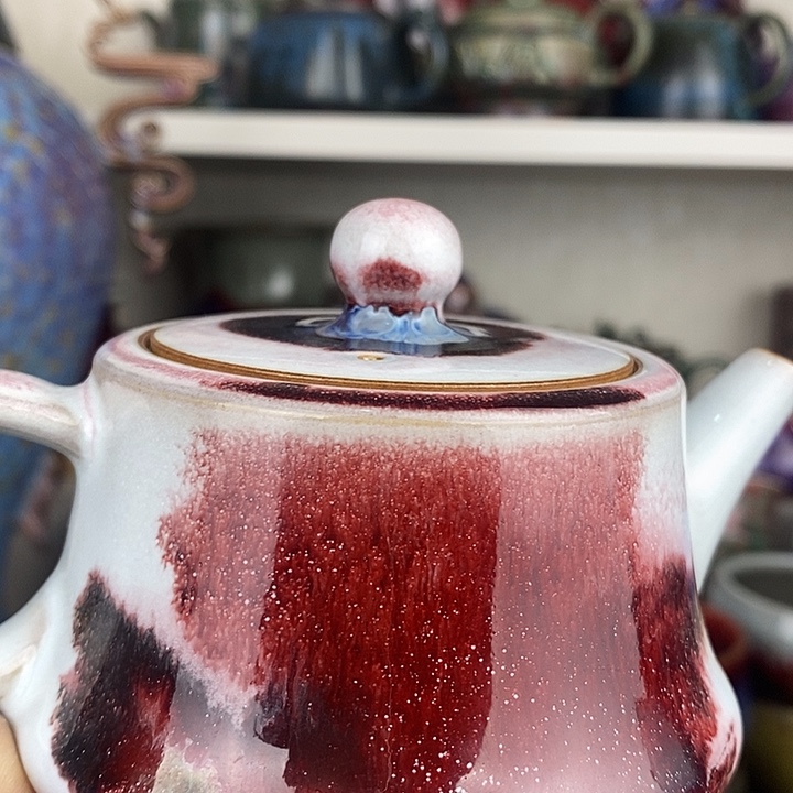 格***人茶盏中国神后钧瓷茶具