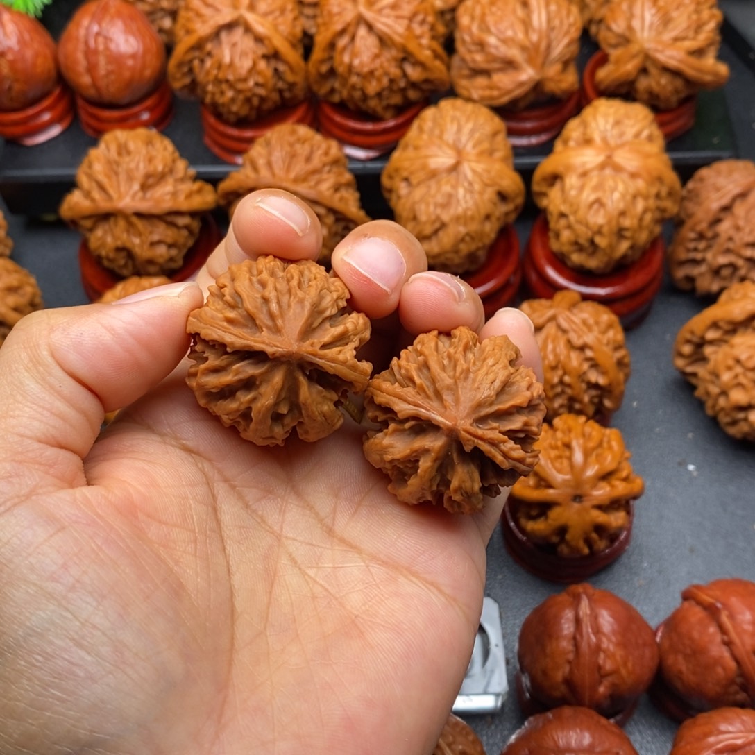 把件文玩核桃凤求凰