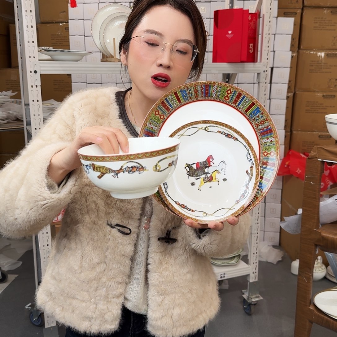 骨瓷高骨三件套10.5+8+6碗