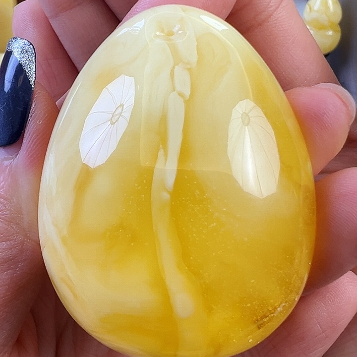 蜜蜡颈饰未镶嵌蜜蜡