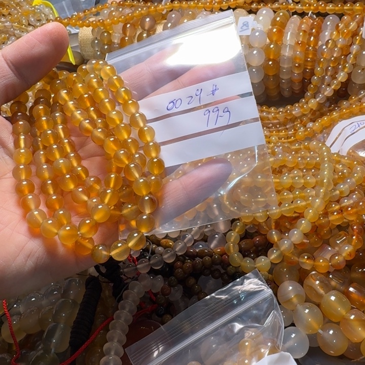 听***荷玛瑙/玉髓未镶嵌颈饰0029