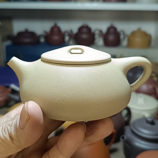 紫砂茶壶原矿本山段景舟石瓢230cc半手工