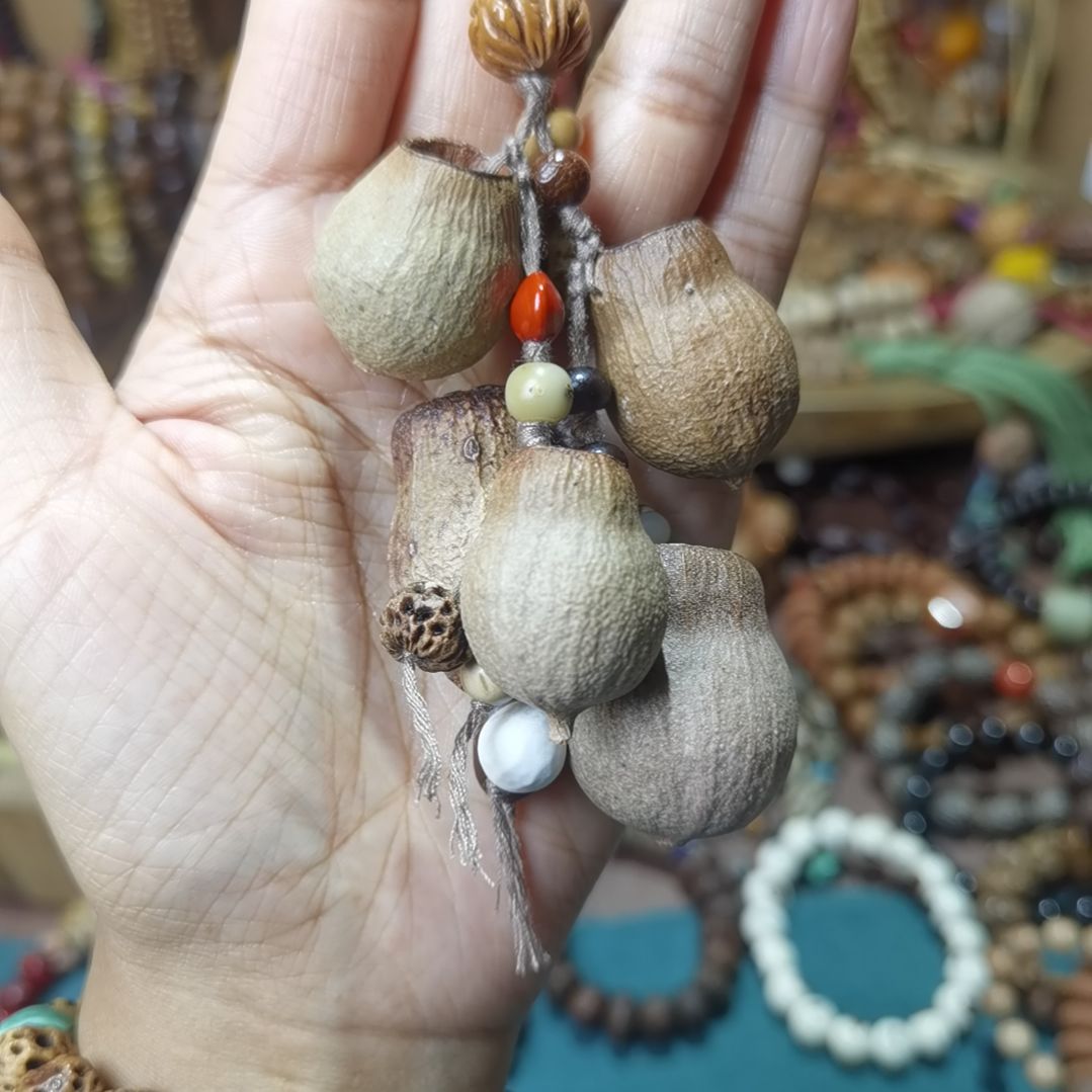 吊坠紫金鼠咕噜果包挂