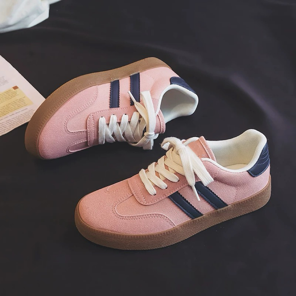 贰号【多巴胺德训】ins彩色系情侣款百搭休闲鞋