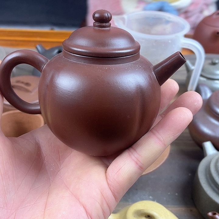 紫砂茶壶处理一把