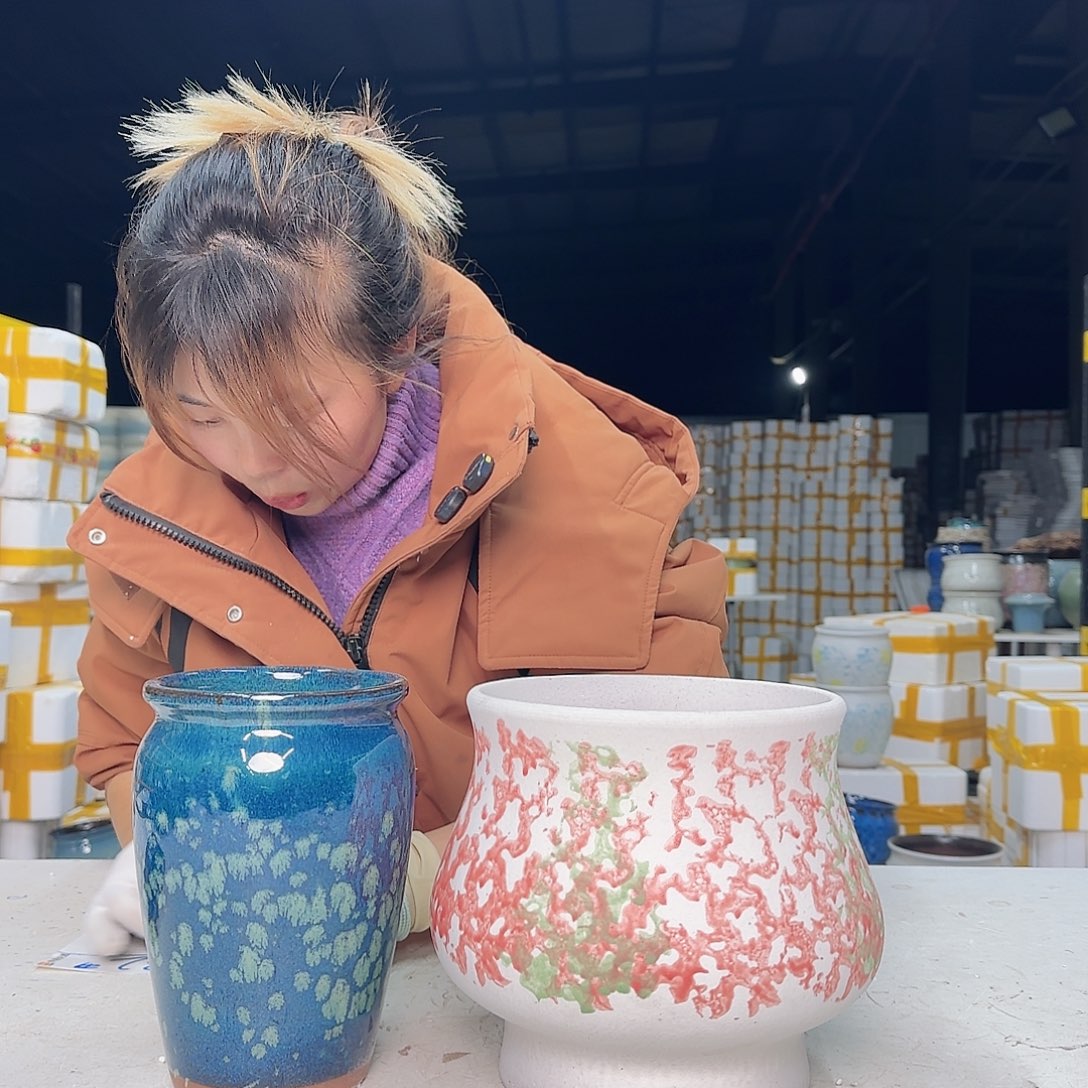 紫砂花盆云上花盆直播1218-732