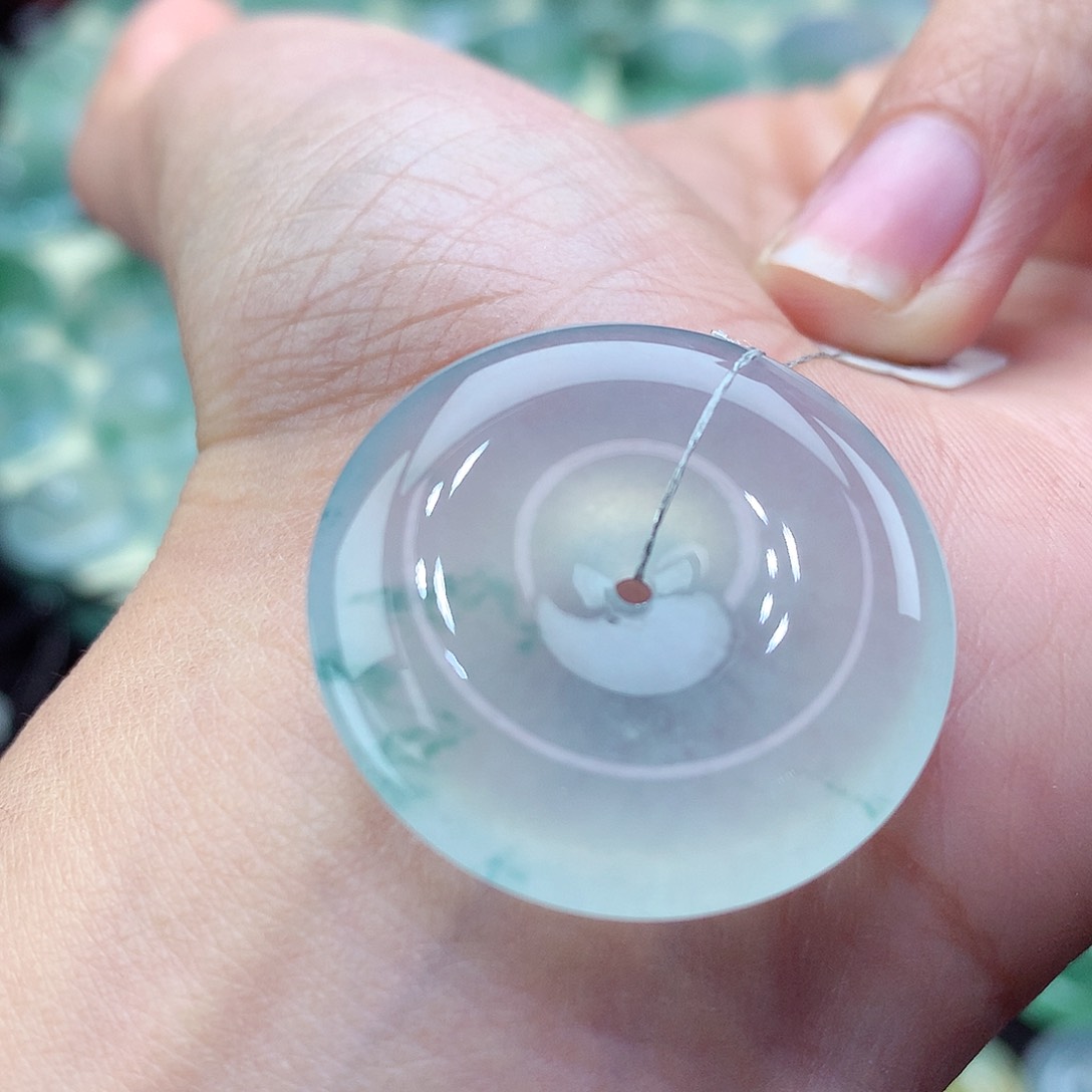 翡翠颈饰未镶嵌尺寸28-5.8