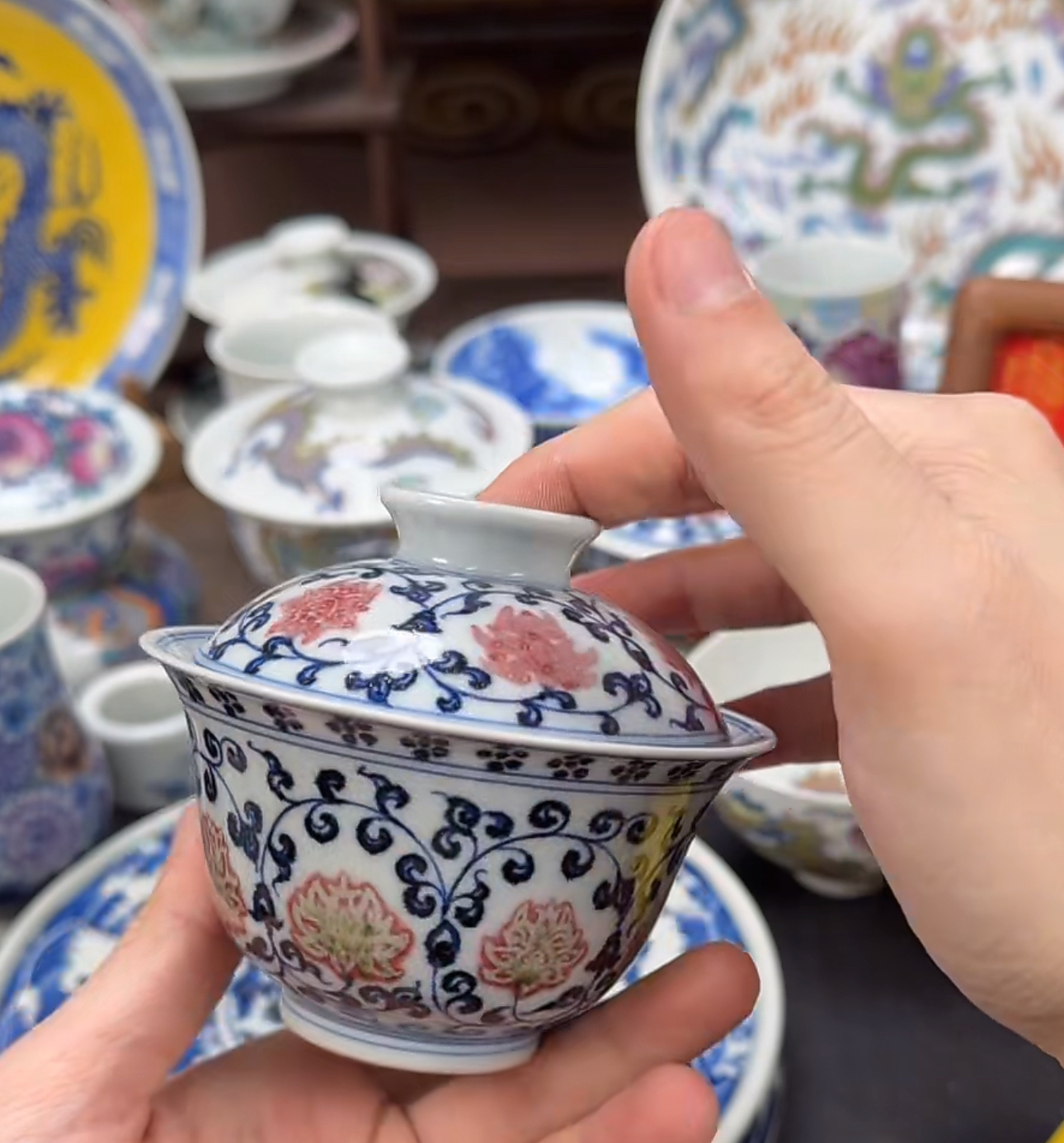 景德镇手工手绘陶瓷餐具