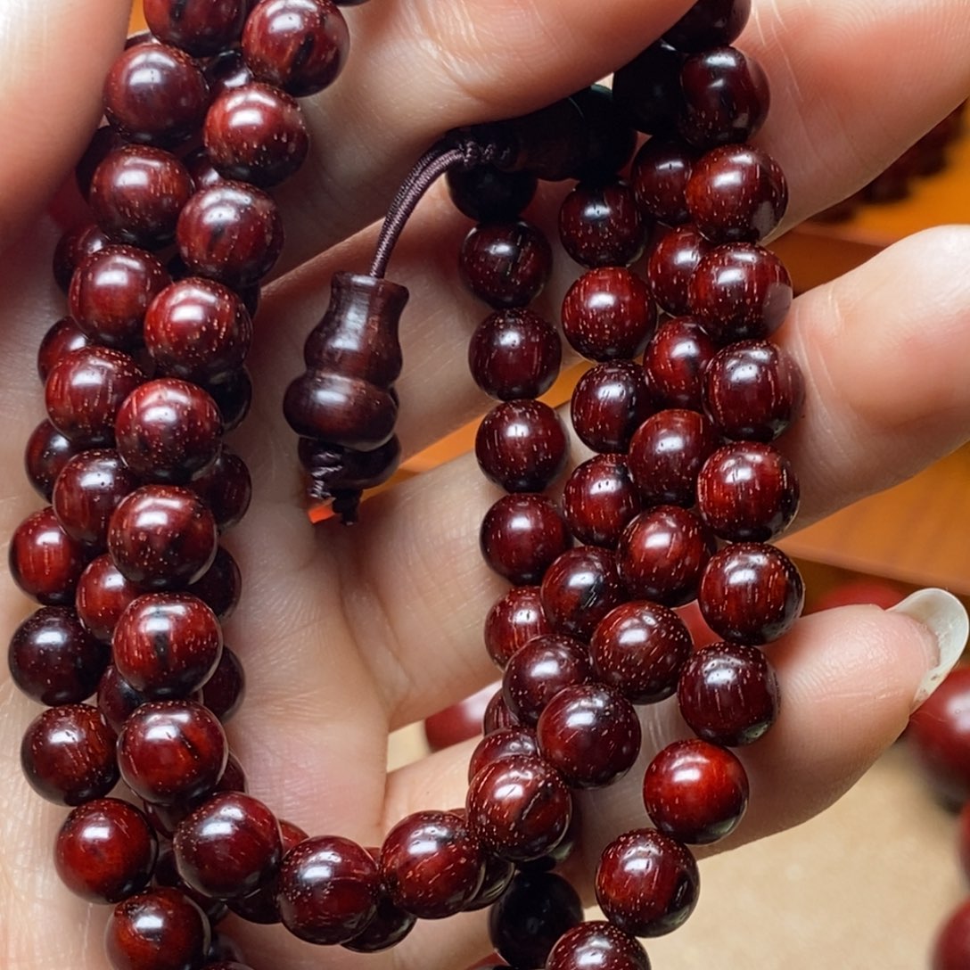 小叶紫檀手串/手链X*D原汁原味0.7