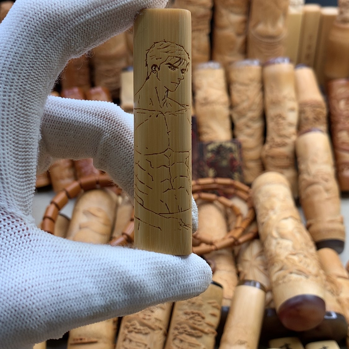 【闪购商品】竹微瑕实心竹哈哈哈哈哈哈