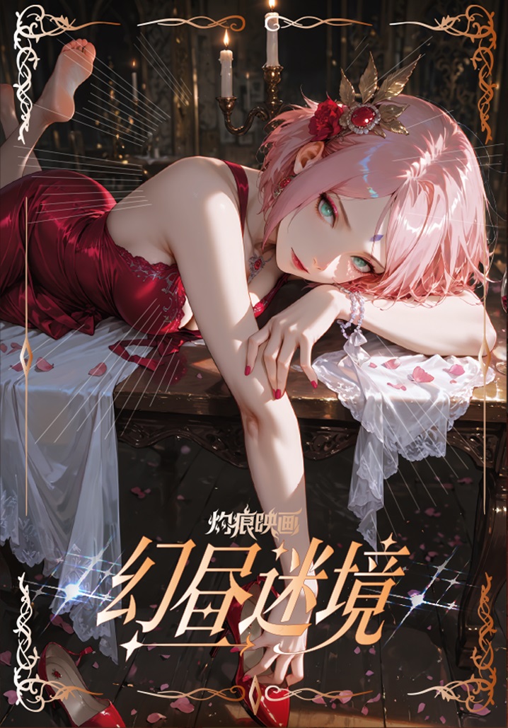 【紫喵】灼痕映画强娶转盘保底2包A5大卡火影忍者色纸盲盒