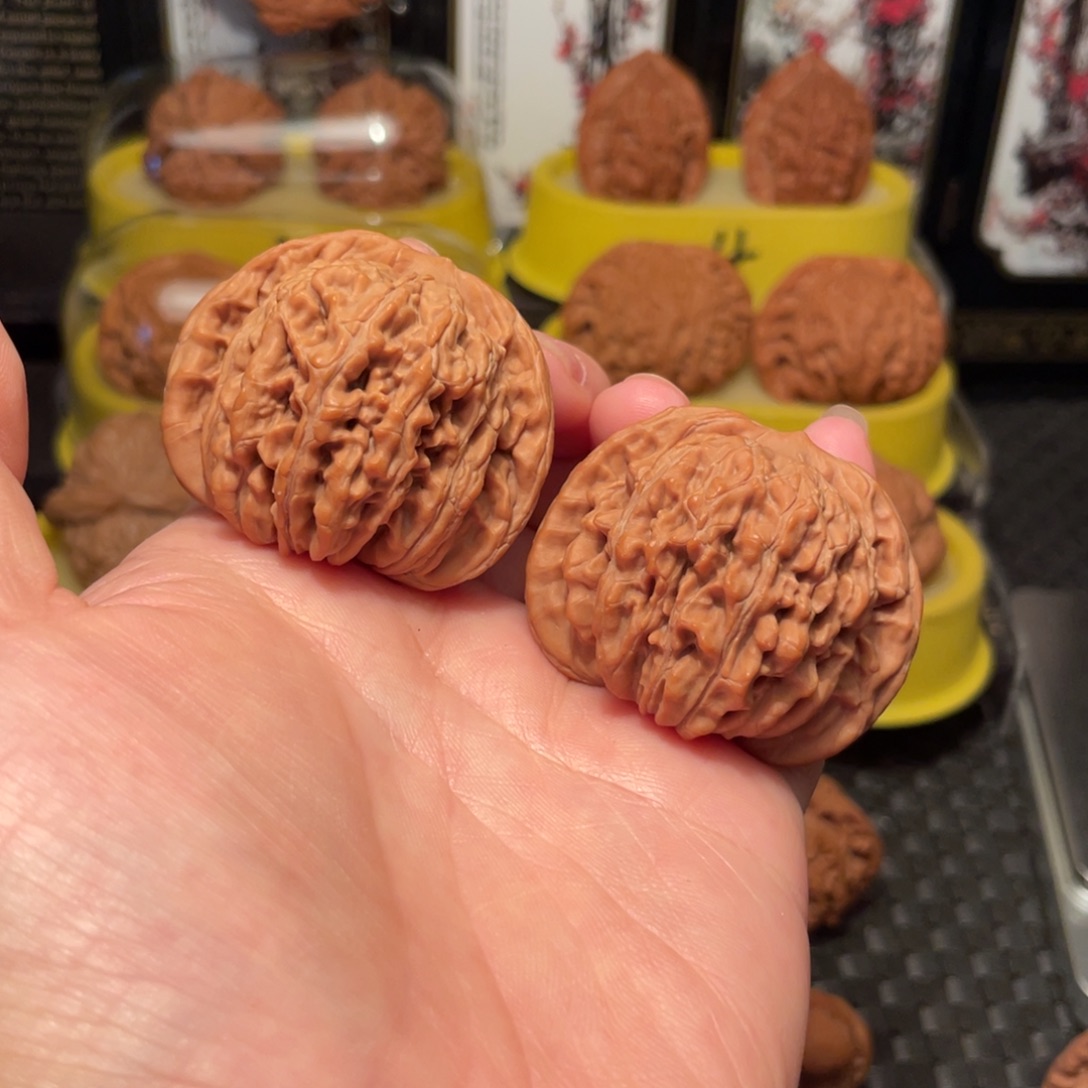 把件文玩核桃43尺四座楼核桃