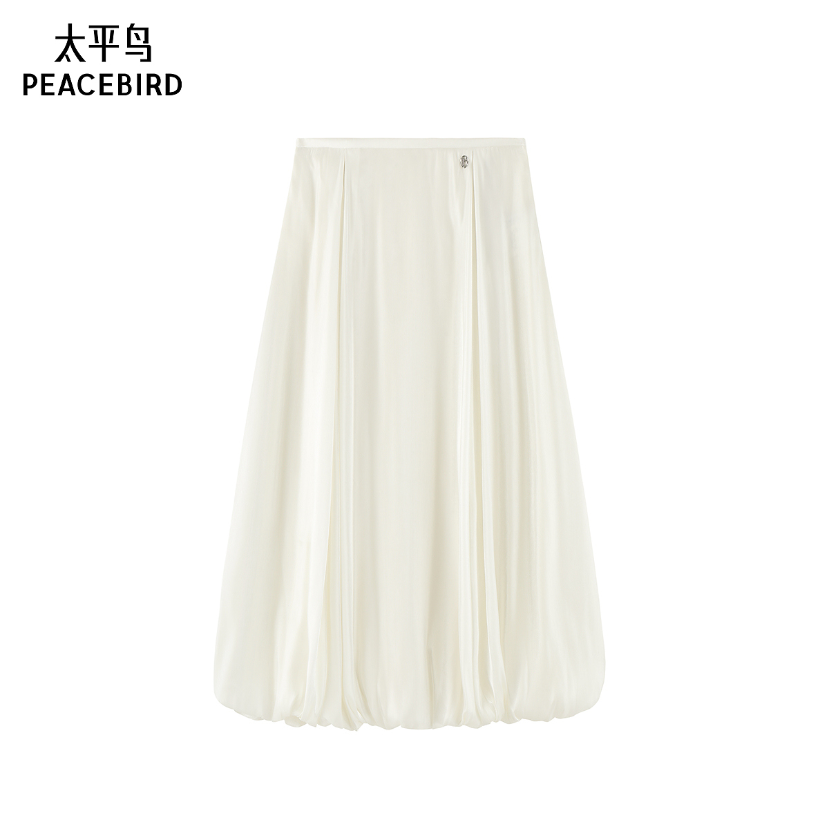 【达人专属】太平鸟女装流光花苞长裙A1GFE2610