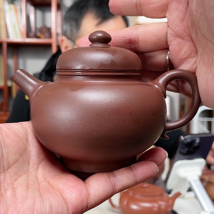 紫泥茶壶拼紫泥心心相印