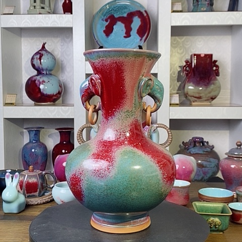 摆件禹州神后钧瓷原产地~