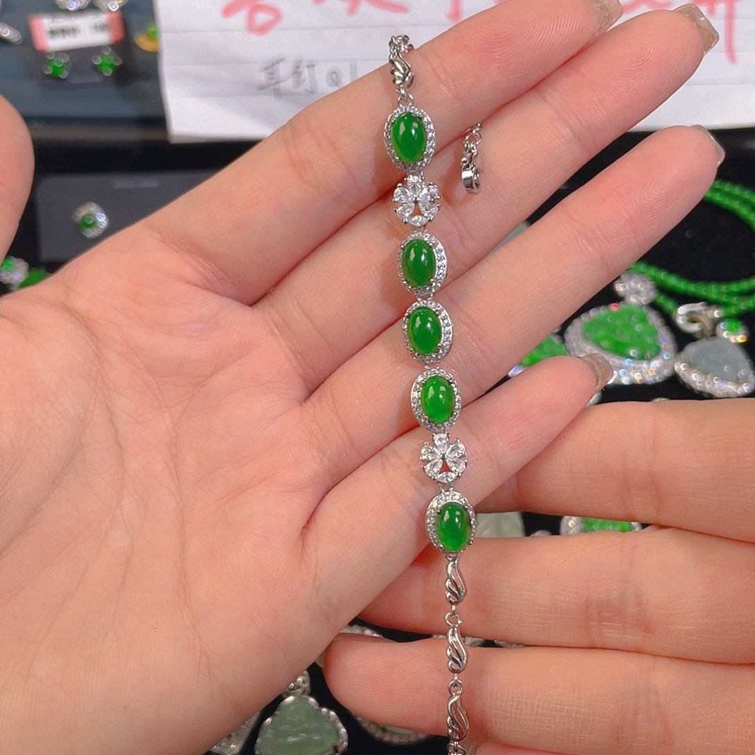 未镶嵌手链翡翠手链