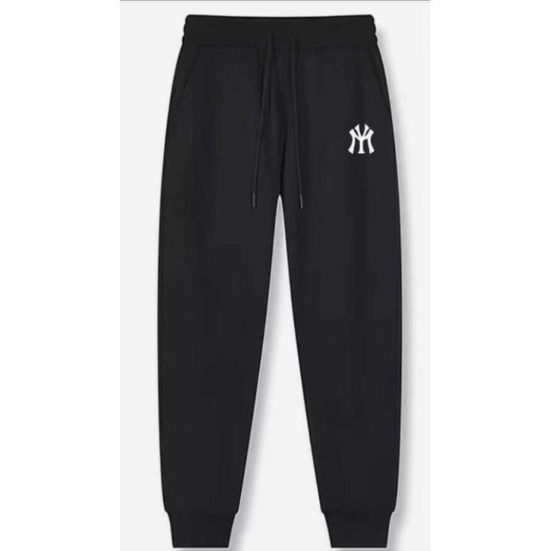 束脚口系带保暖柔软宽松束脚卫裤情侣裤子男士休闲裤针织时尚秋冬