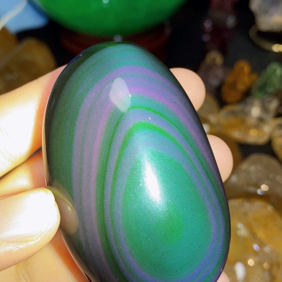 黑曜岩珠宝奇石未镶嵌