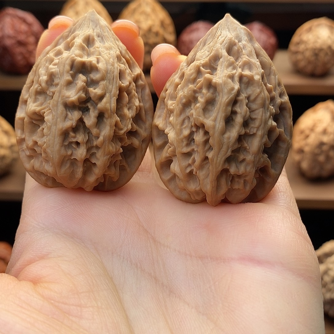 余***蔚文玩核桃吊坠秦鸡野13（静静文玩）