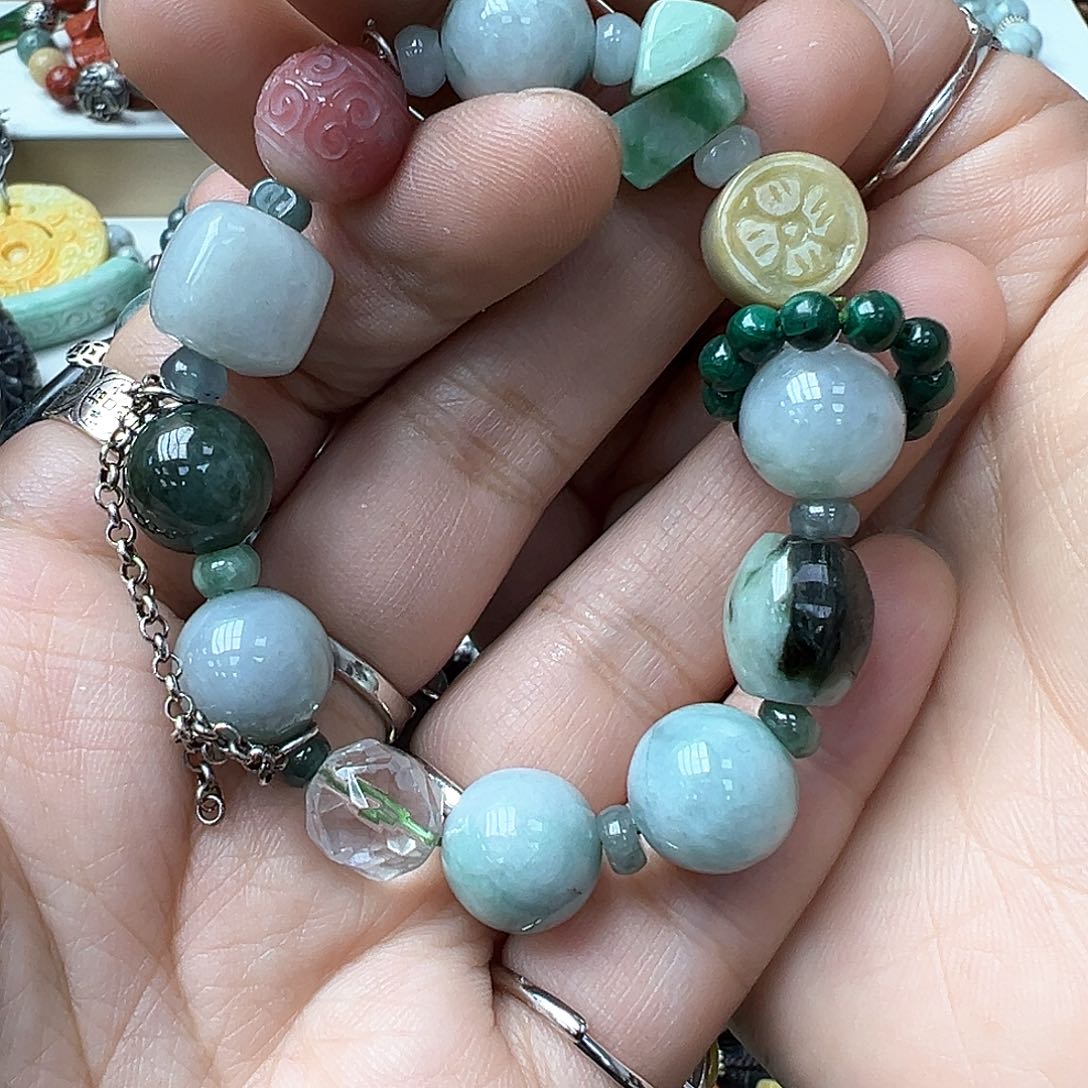 翡翠戒指未镶嵌炸