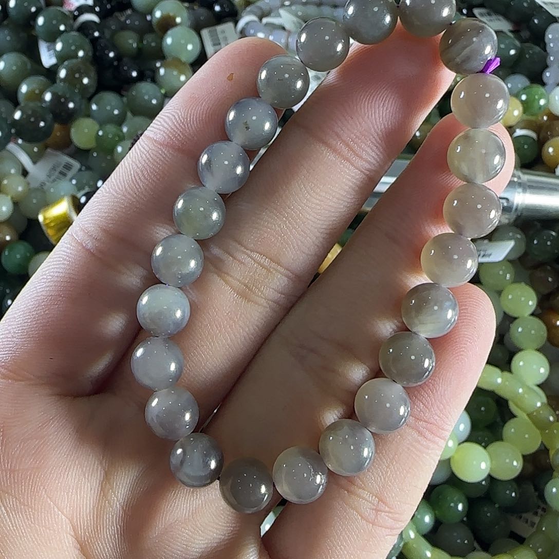 和田玉手链未镶嵌7