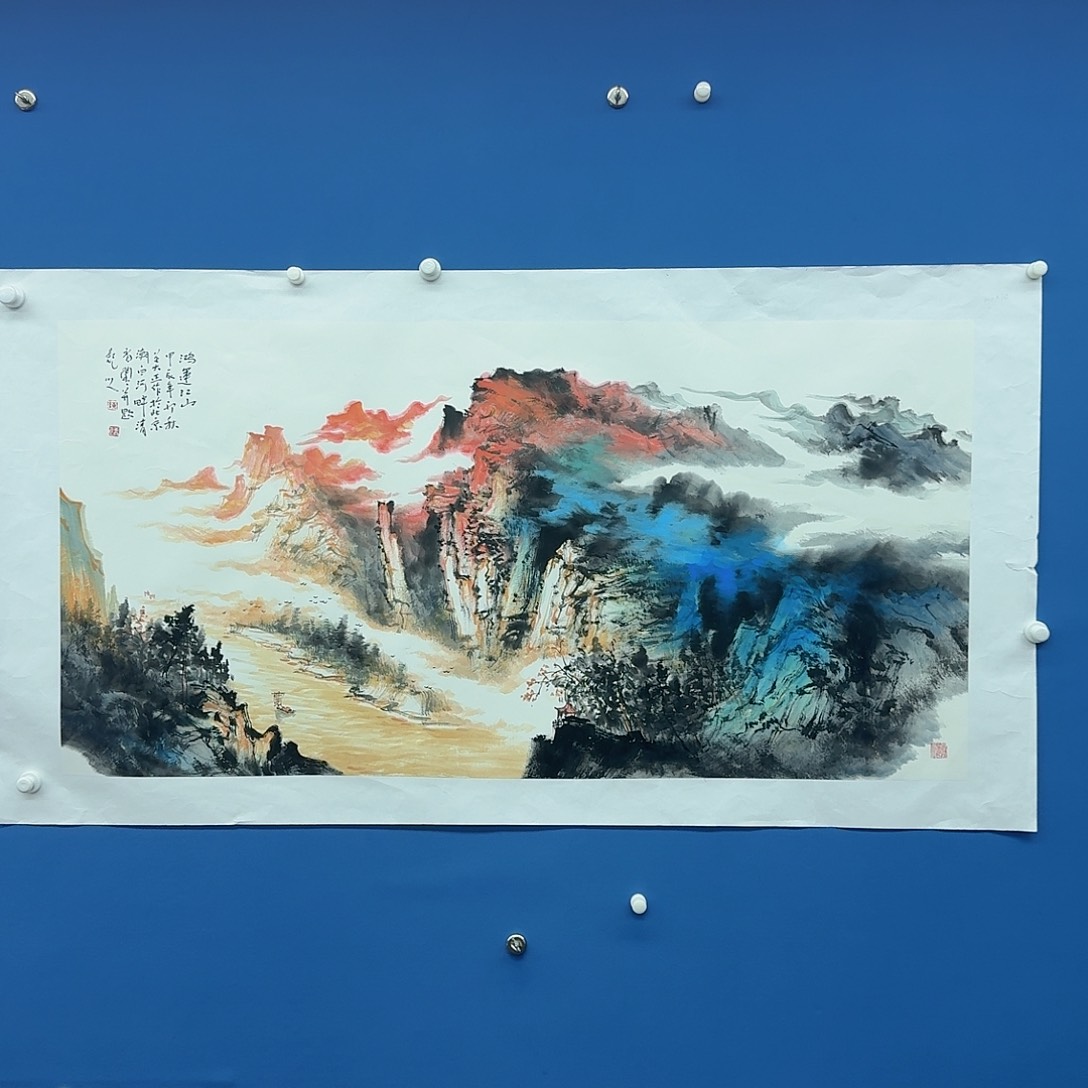 国画多次参加国内外大型