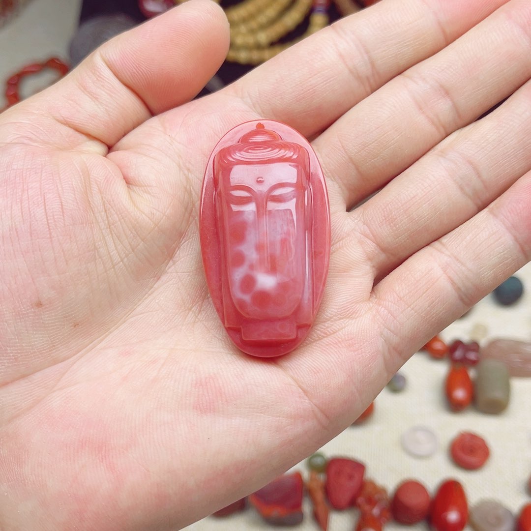 吊坠(不含链)未镶嵌南红玛瑙