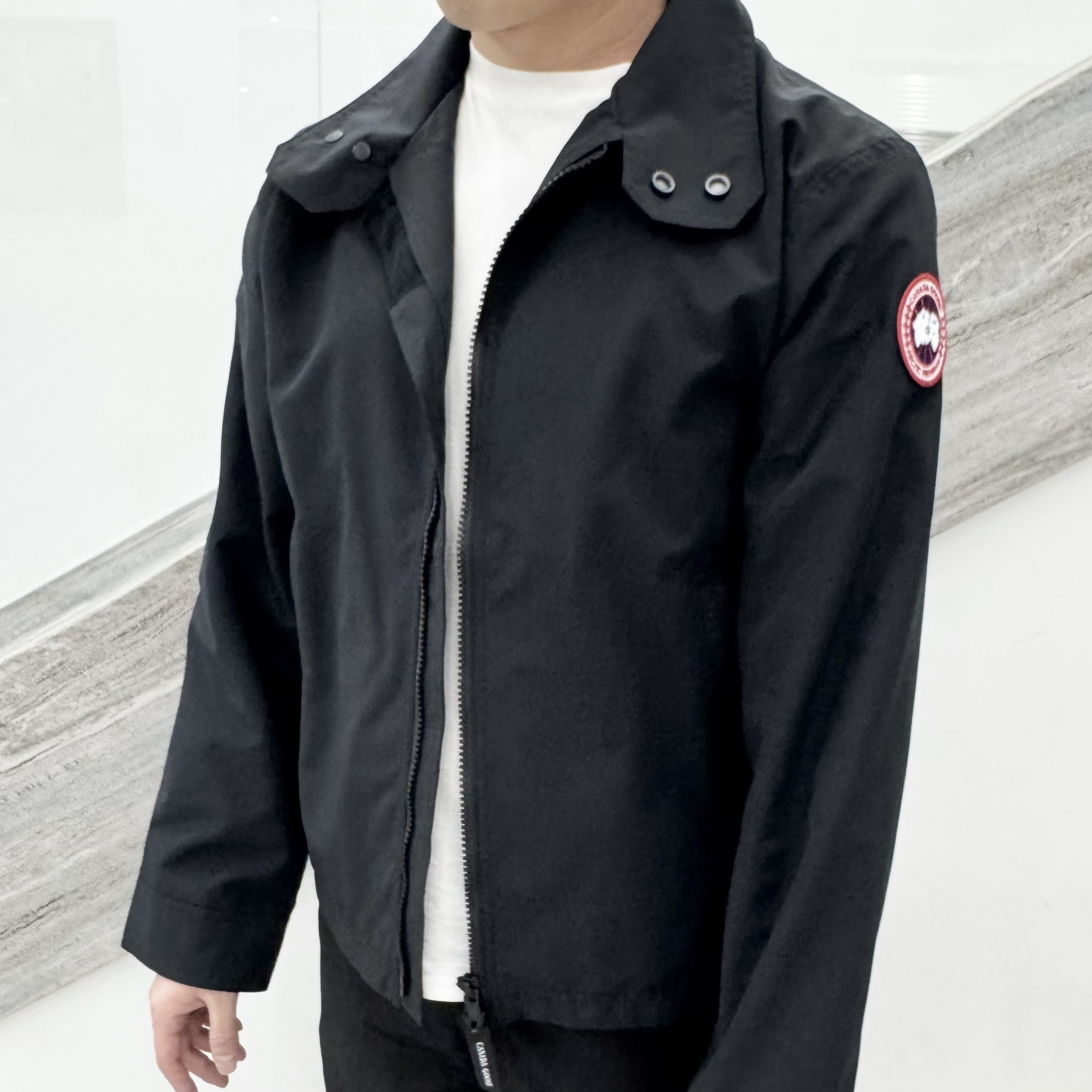 未使用 CANADA GOOSE 加拿大鹅2448翻领拉链夹克外套春秋男士