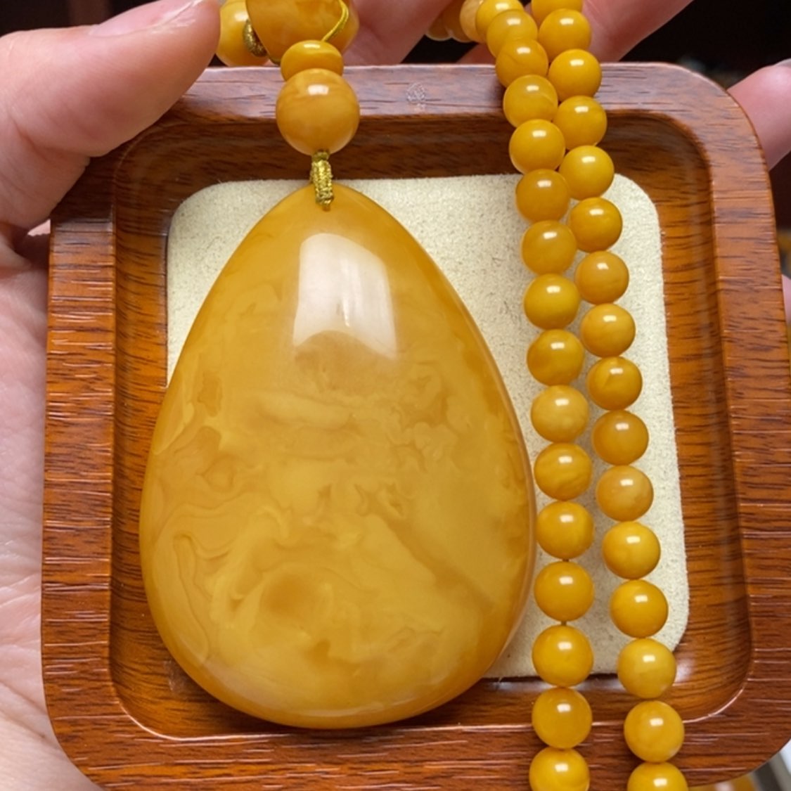 【闪购商品】蜜蜡颈饰未镶嵌项链