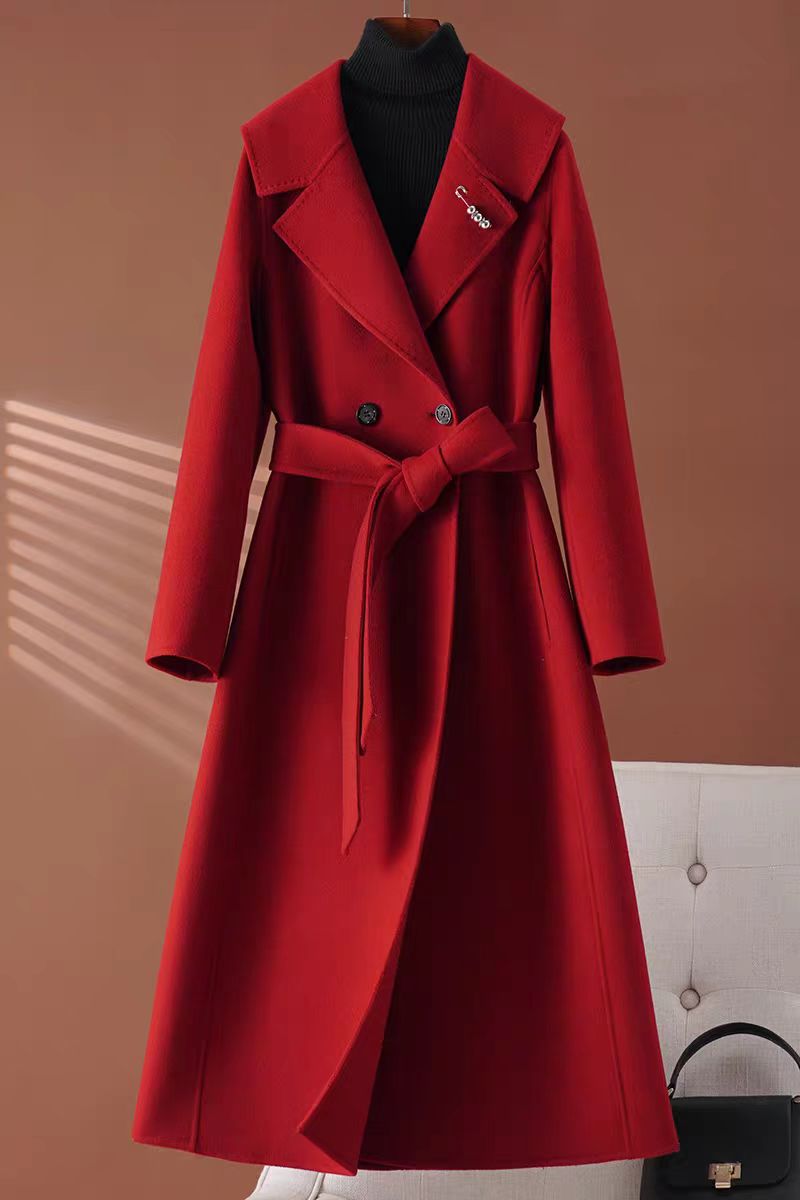 女毛呢外套双面绒女大衣秋冬款，闲置，非图片款《谨慎下单》图片