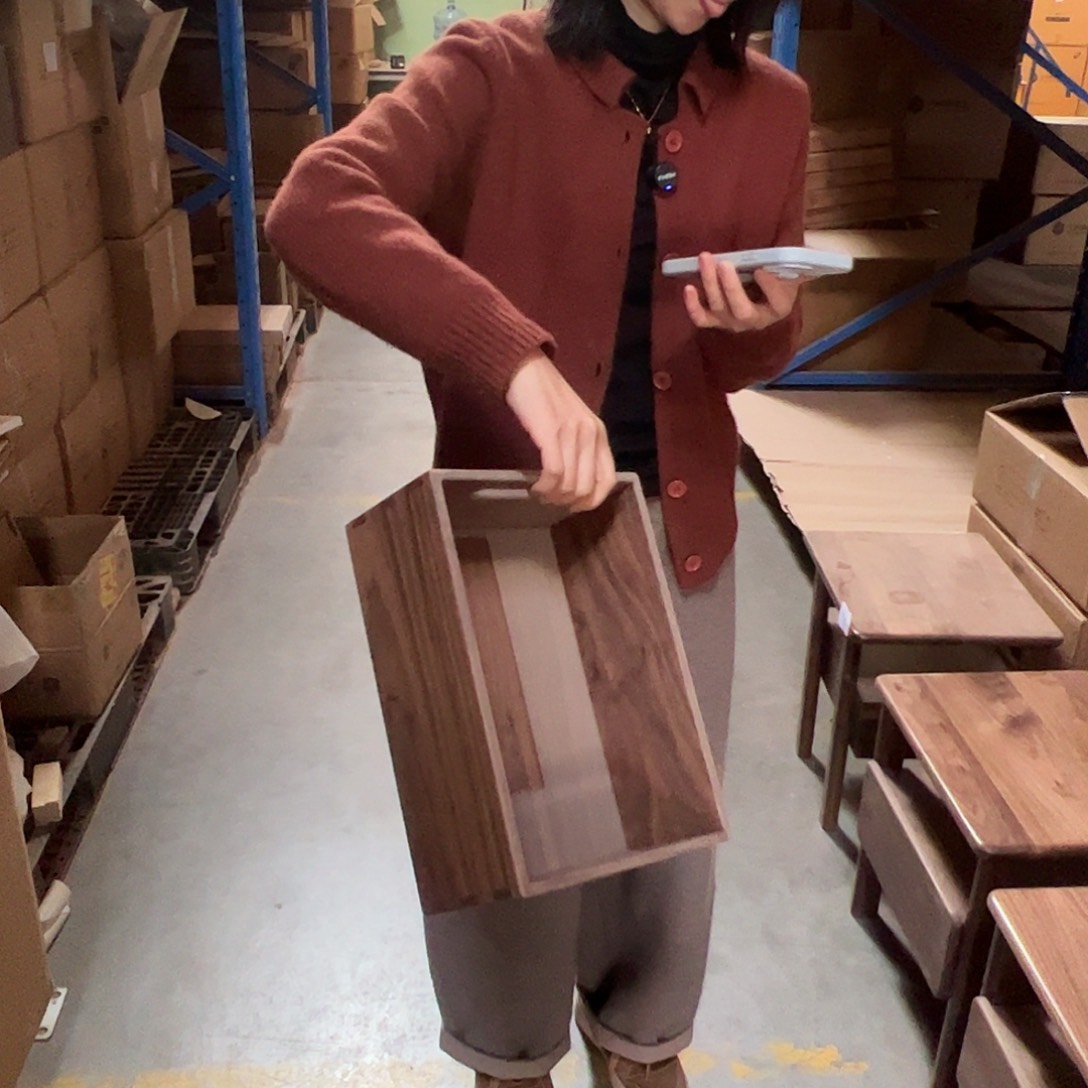 木（非红木类）桌面收纳盒