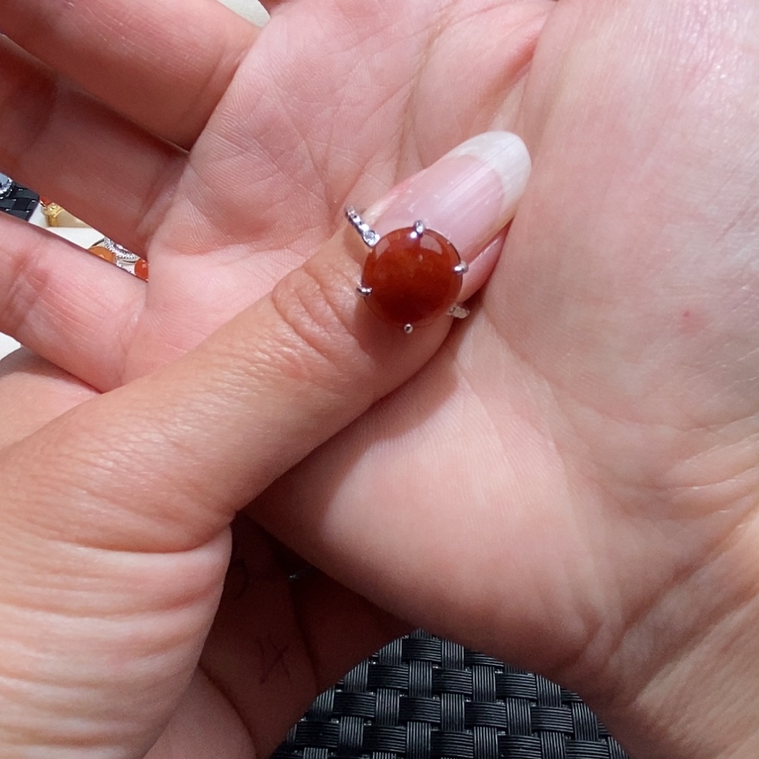 糖***果翡翠未镶嵌戒指缅甸