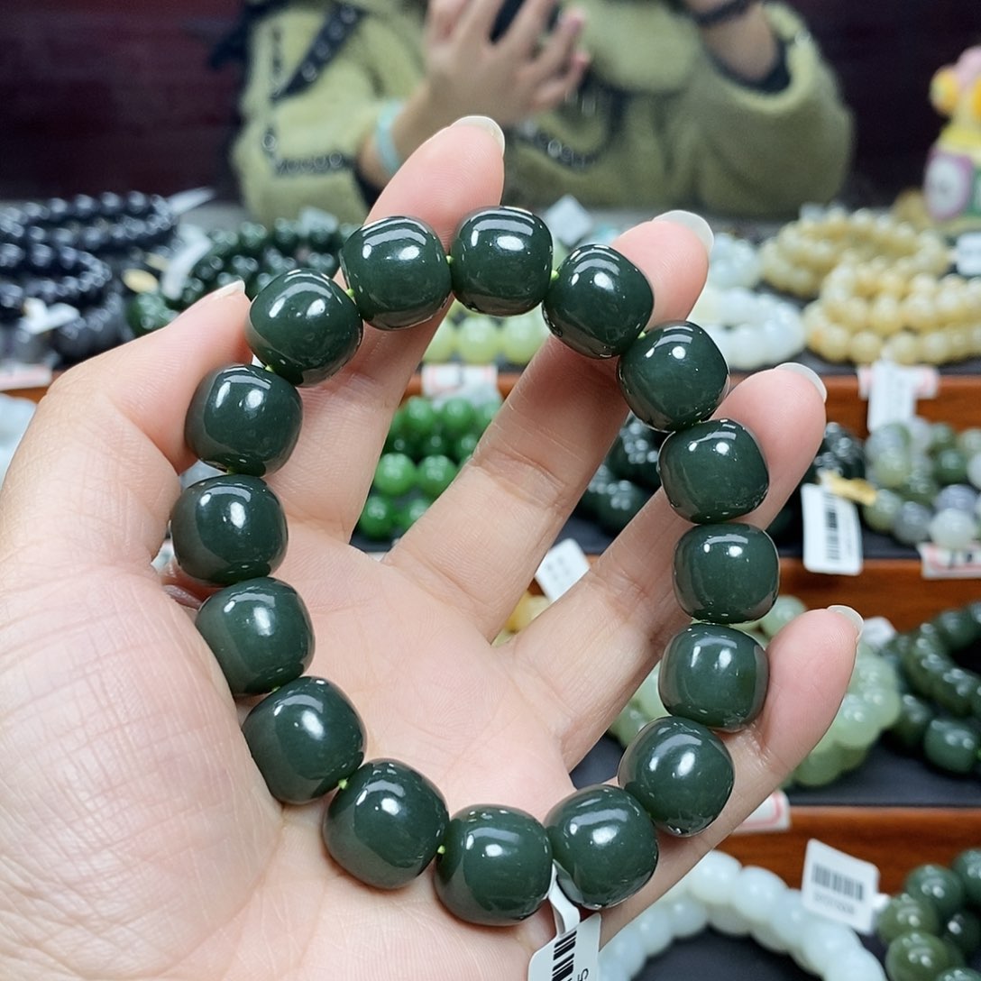 和田玉手链未镶嵌