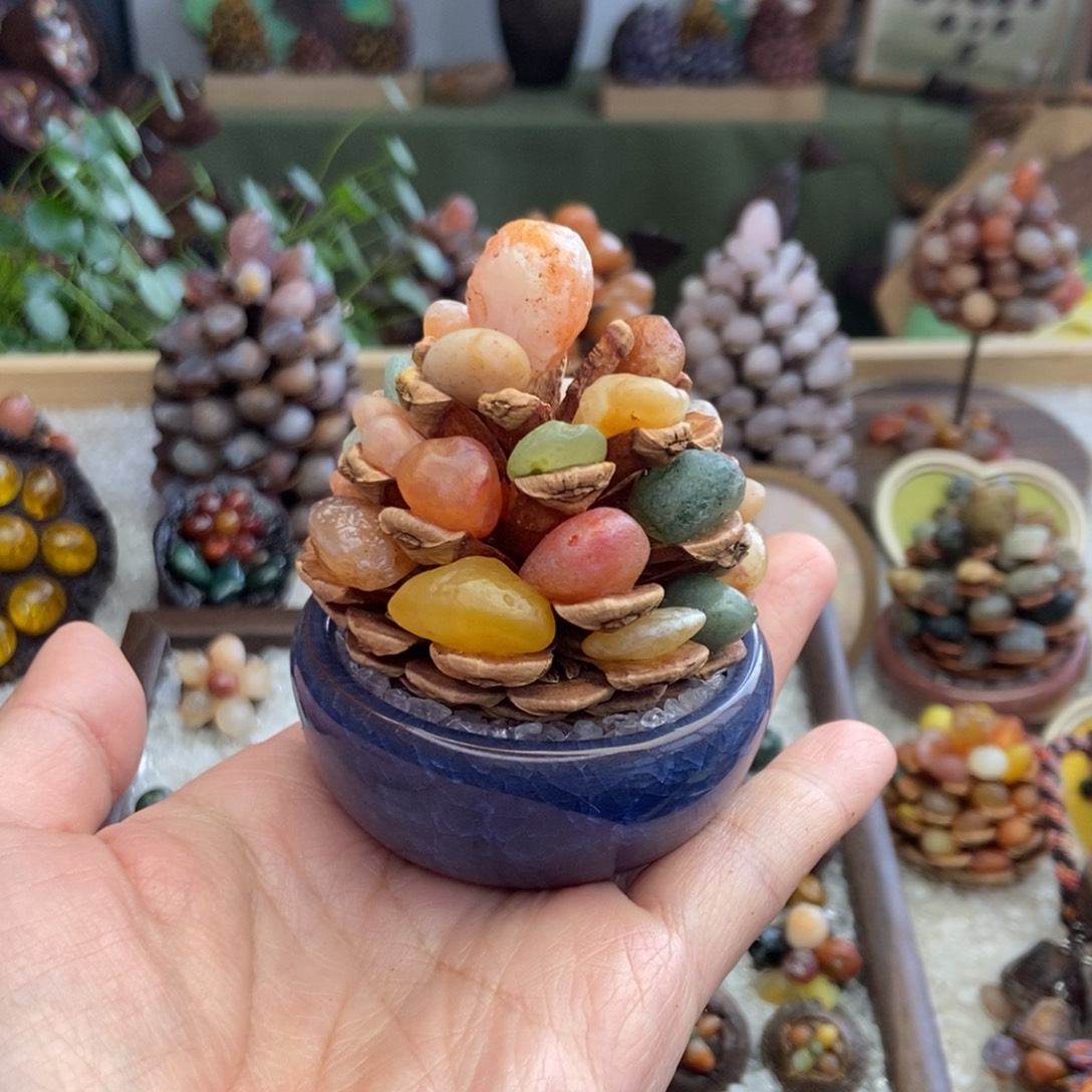 石材木石院子莲蓬