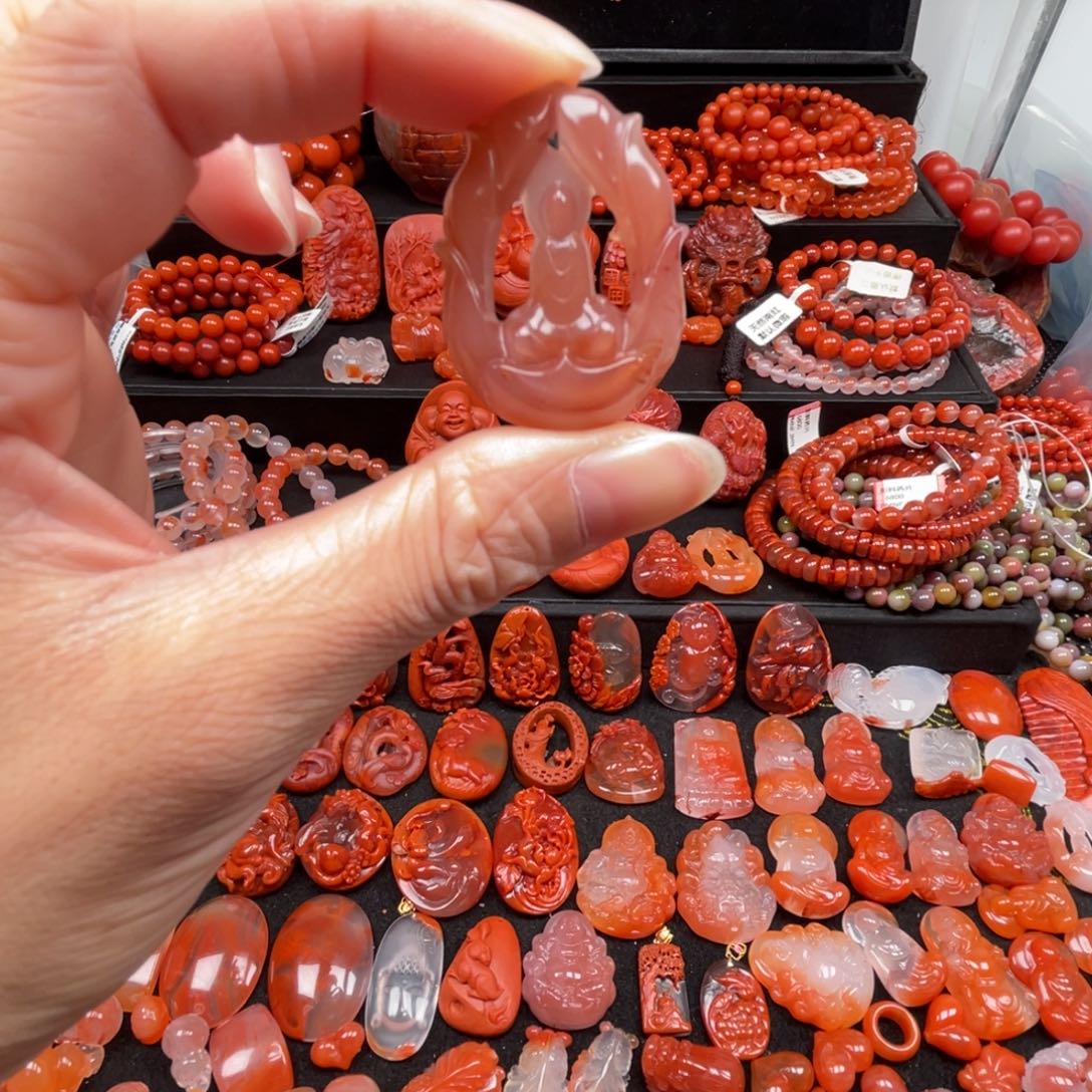 南红玛瑙未镶嵌悟道