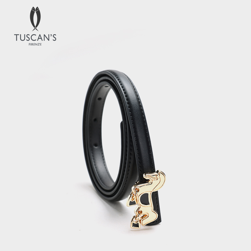 TUSCAN'S CREATIONS休闲百搭女士皮带简约潮流皮带时代双鱼