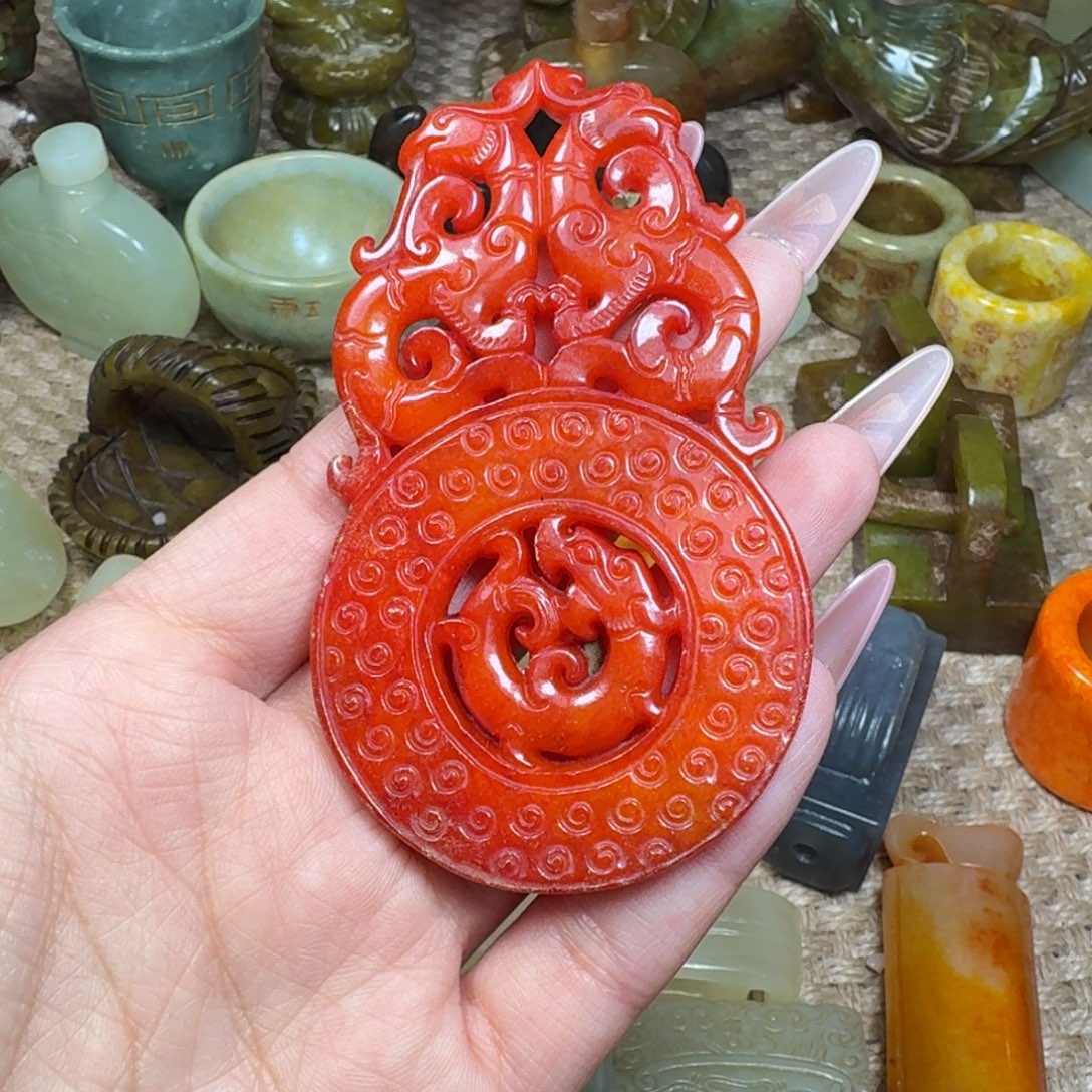 白玉菩提吊坠挂件