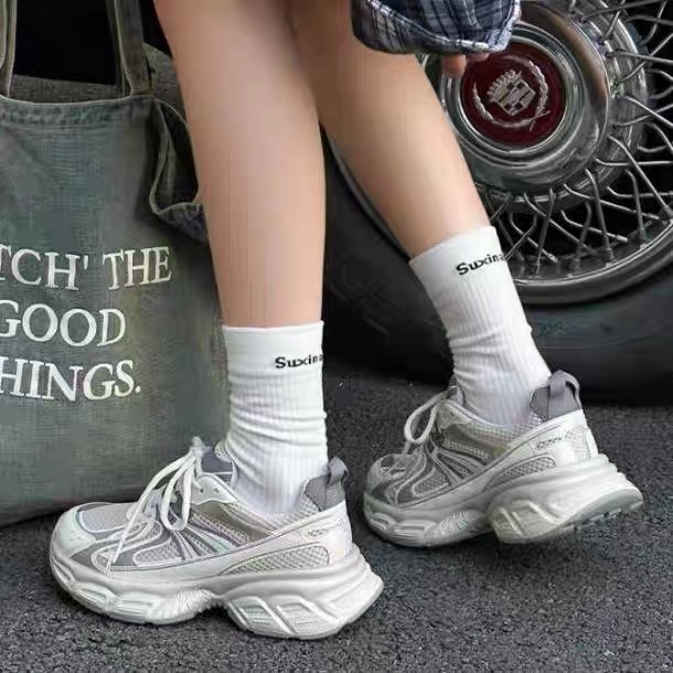 老爹鞋女款2025新款厚底运动鞋子201