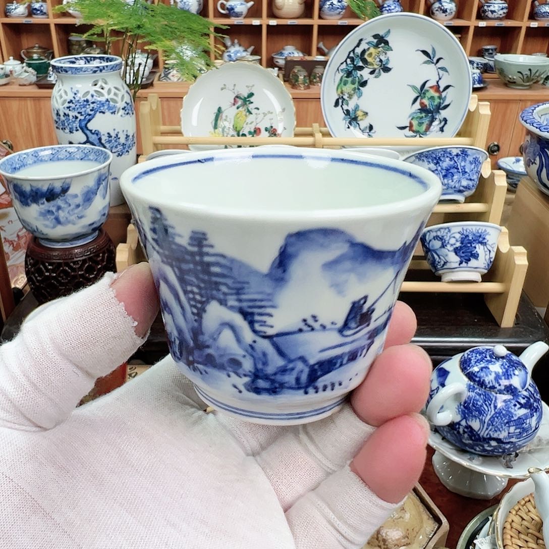 柴窑茶具茶杯茶壶盘子花瓶