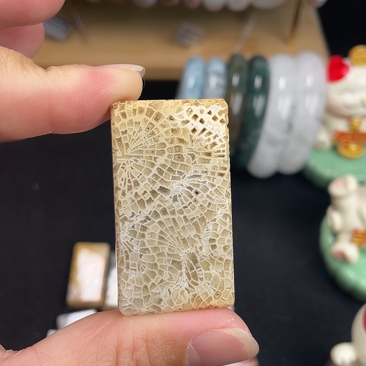 硅化珊瑚（珊瑚玉）未镶嵌手镯