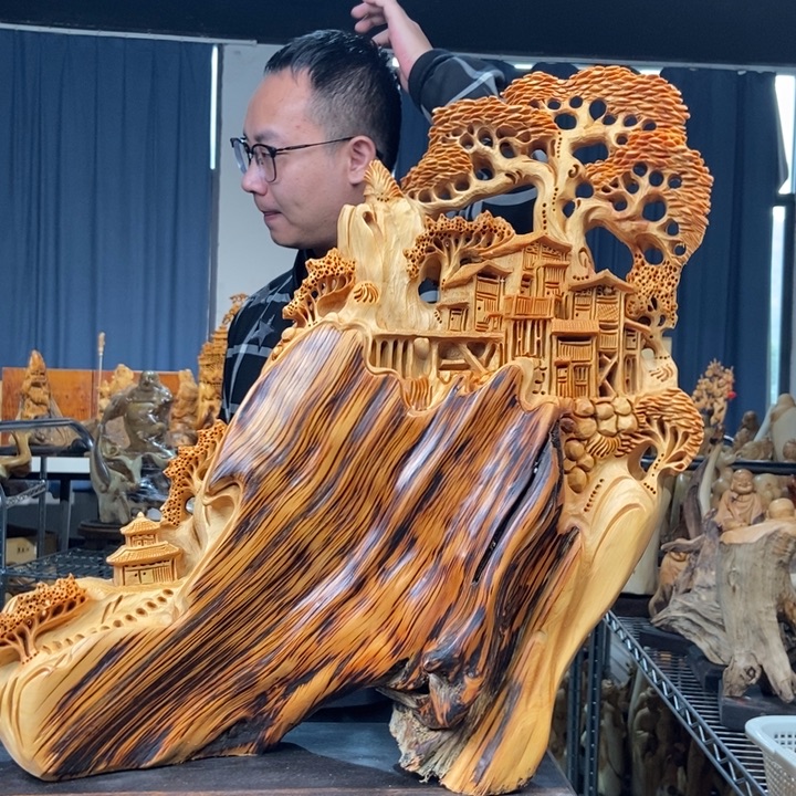 柏木（崖柏）随型摆件