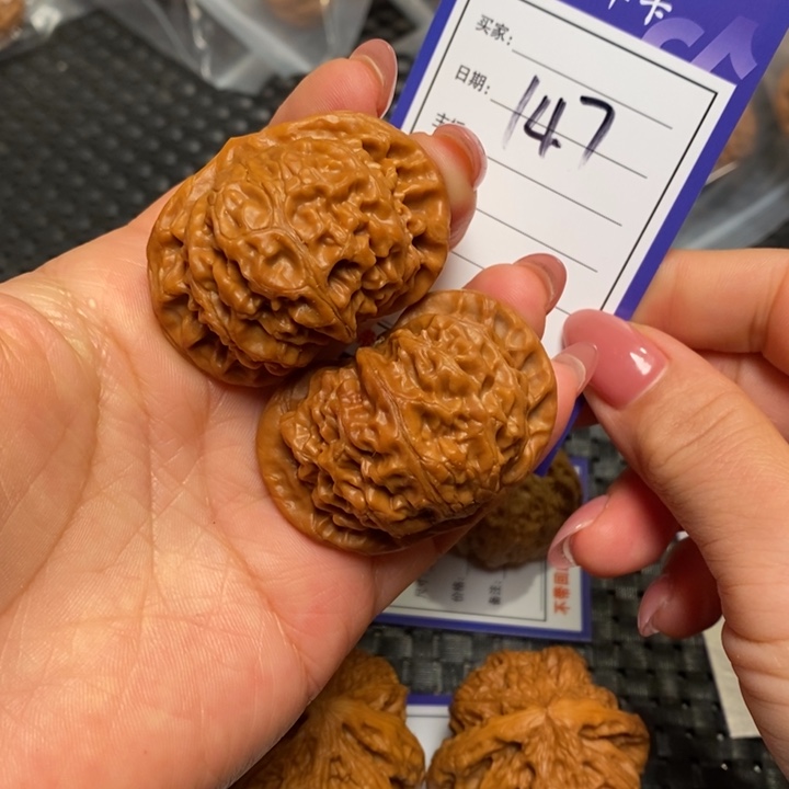 文玩核桃把件147宫灯47