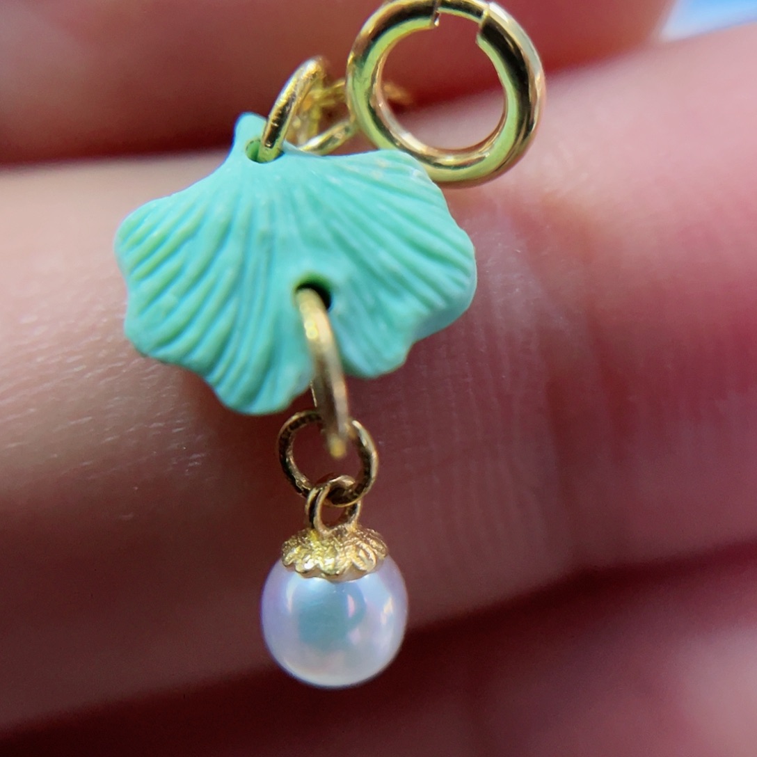 绿松石配饰18K金镶嵌