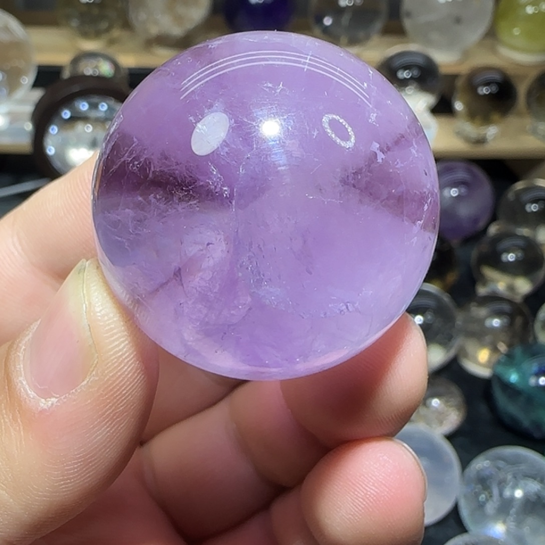 水晶未镶嵌珠宝半成品巴西紫水晶