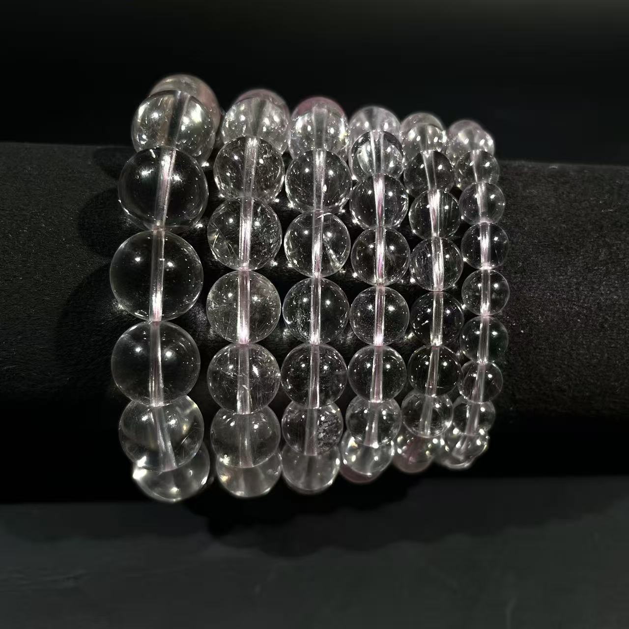 透体粉兔毛手链手串单圈P117多样性发一·
