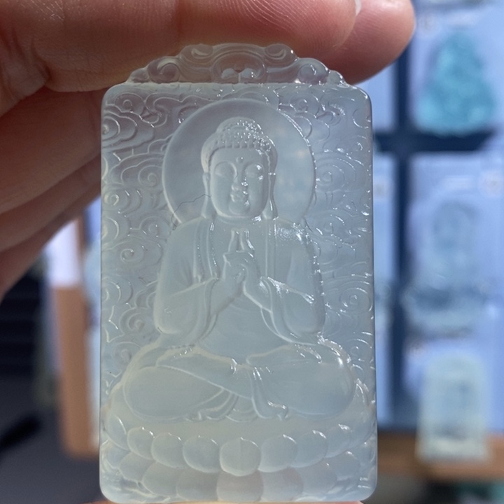 岫玉未镶嵌吊坠吊坠