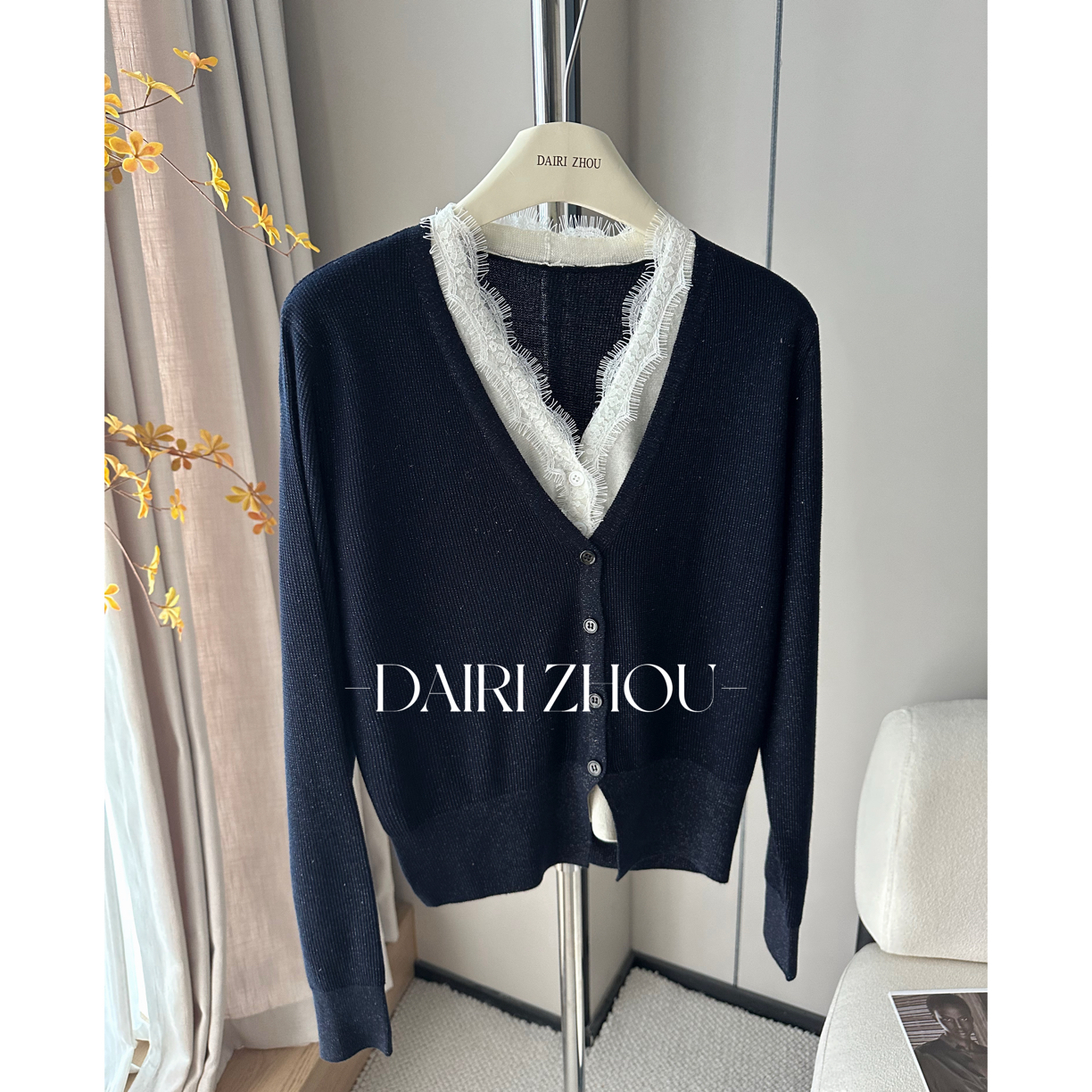 DAIRI  ZHOU▪️笃定的未来  5%桑蚕丝9.8%丝光羊毛19.7%莱赛尔上衣